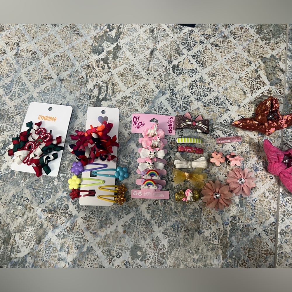 Colorful Hair Clip Set